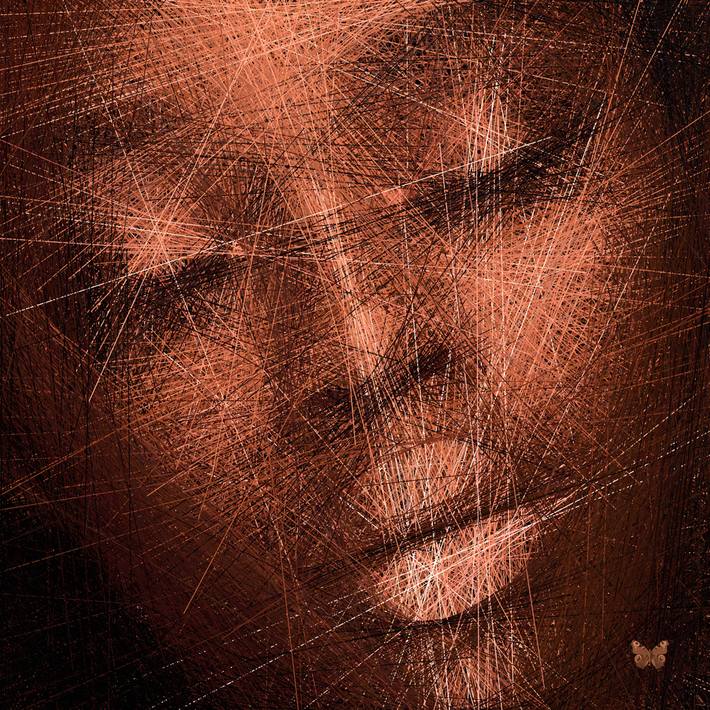 Ethnic Out Of Lines 15 Grace (80x80cm)