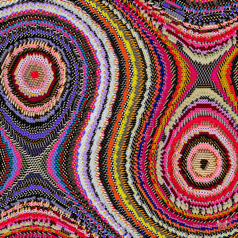 Flower Power 1 (80x80cm)