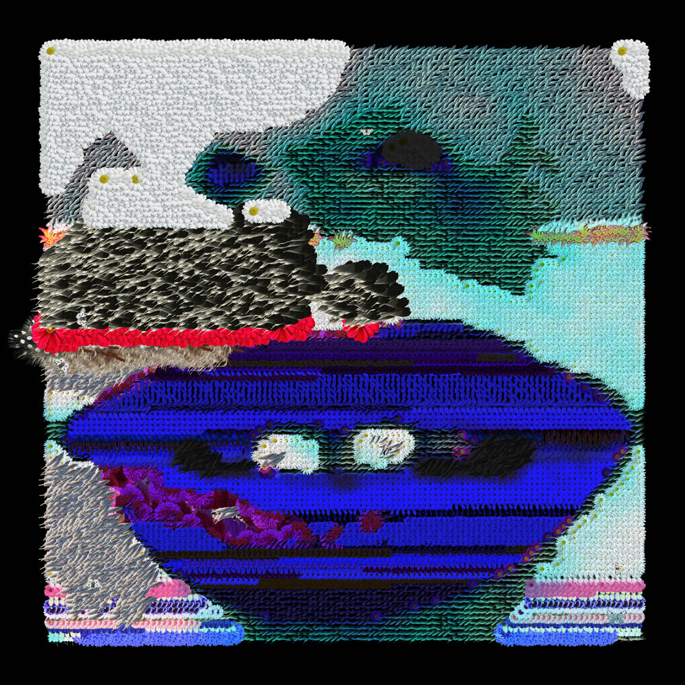 Le Bateau Ivre (80x80cm)