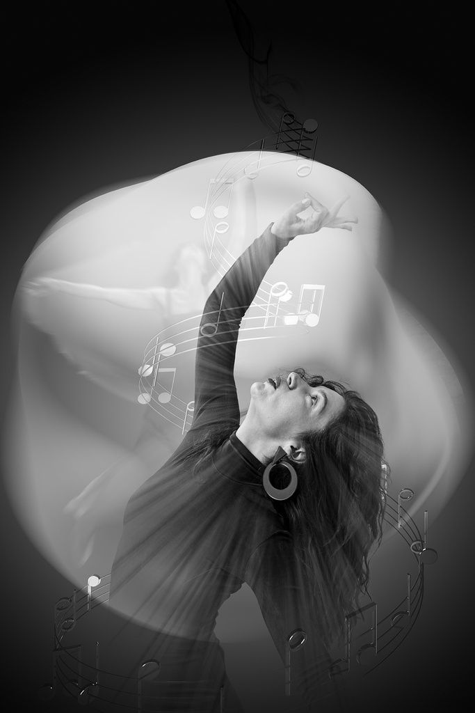 Power of Dance - Notes (60x40cm)